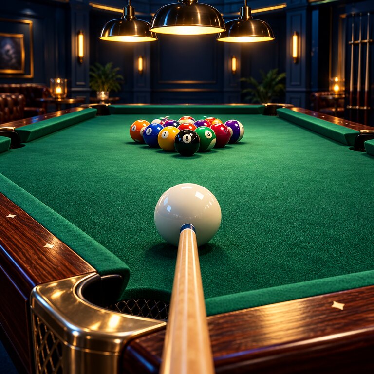 3D billiards table